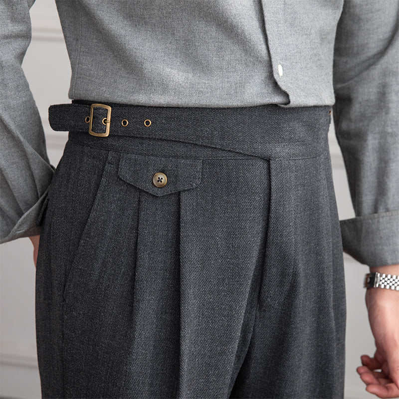 The Milan Straight-Leg High-Waist Trousers – Effortless Elegance & All-Day Comfort