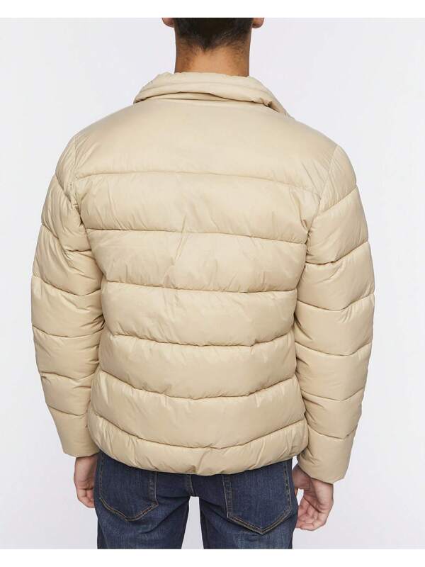 Regalia Beige Puffer Jacket – Lightweight Warmth & Timeless Style