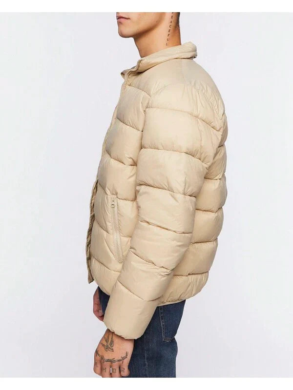 Regalia Beige Puffer Jacket – Lightweight Warmth & Timeless Style
