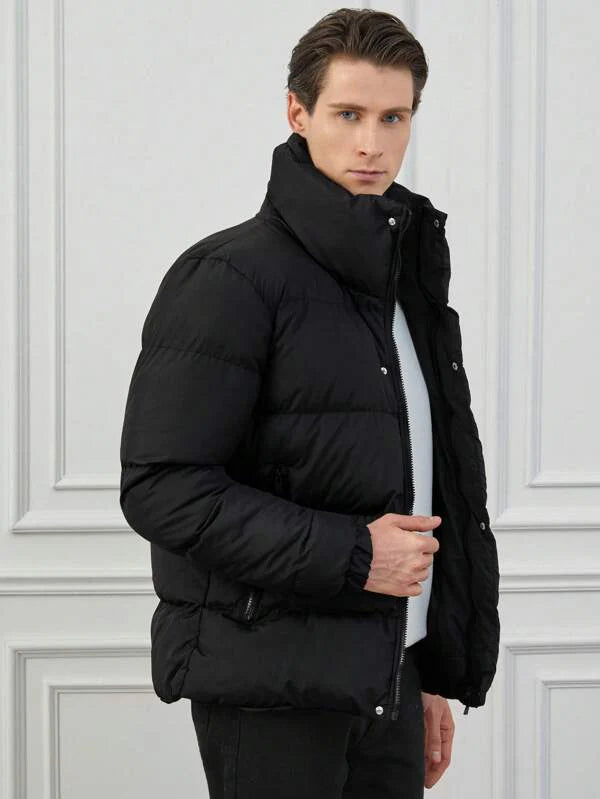 Ember Black Puffer Jacket – Ultimate Warmth and Sleek Style for Every Day