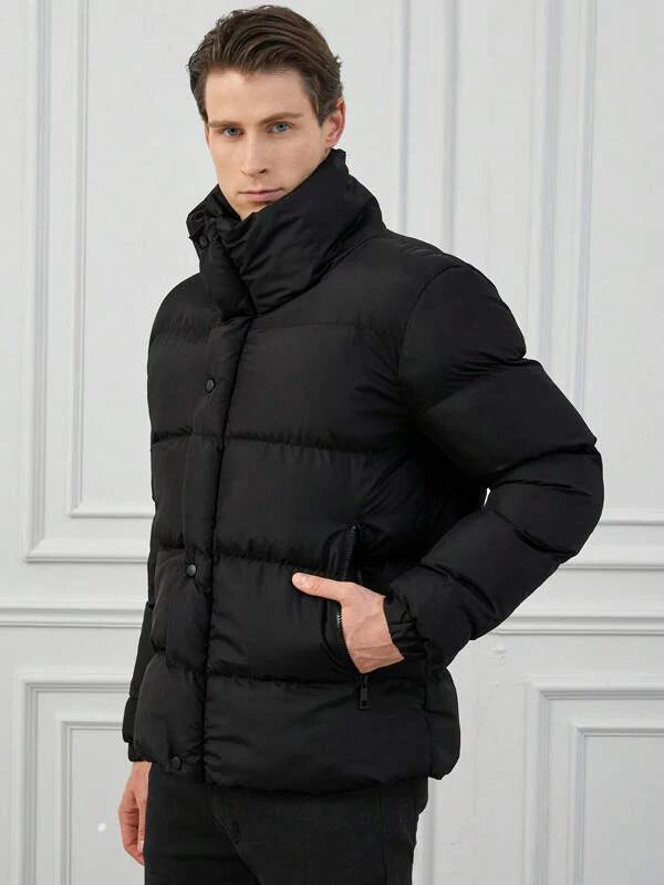 Ember Black Puffer Jacket – Ultimate Warmth and Sleek Style for Every Day