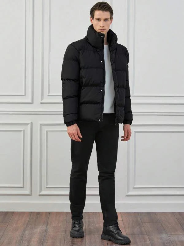 Ember Black Puffer Jacket – Ultimate Warmth and Sleek Style for Every Day