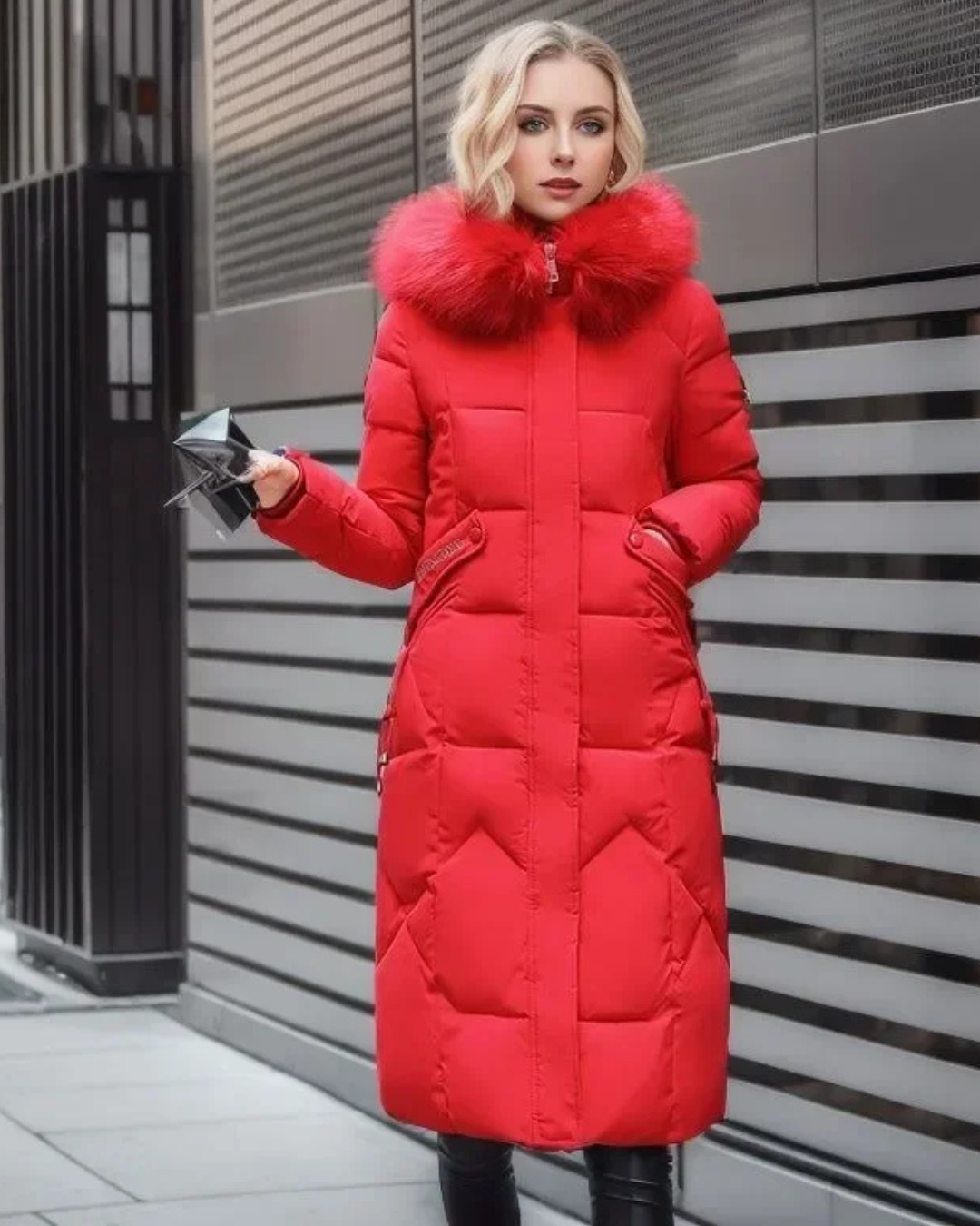 Laureen | Women's Long Quilted Jacket