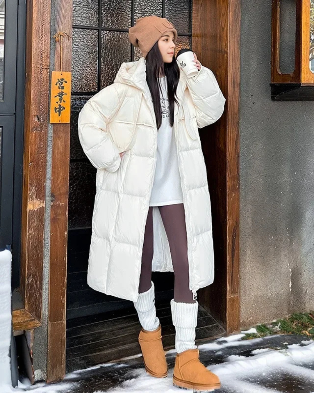 Vanessa | Women's Long Hooded Parka Jacket