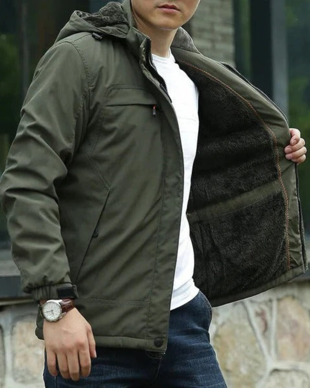 Richard | Men's Water-Resistant Hooded Winter Jacket