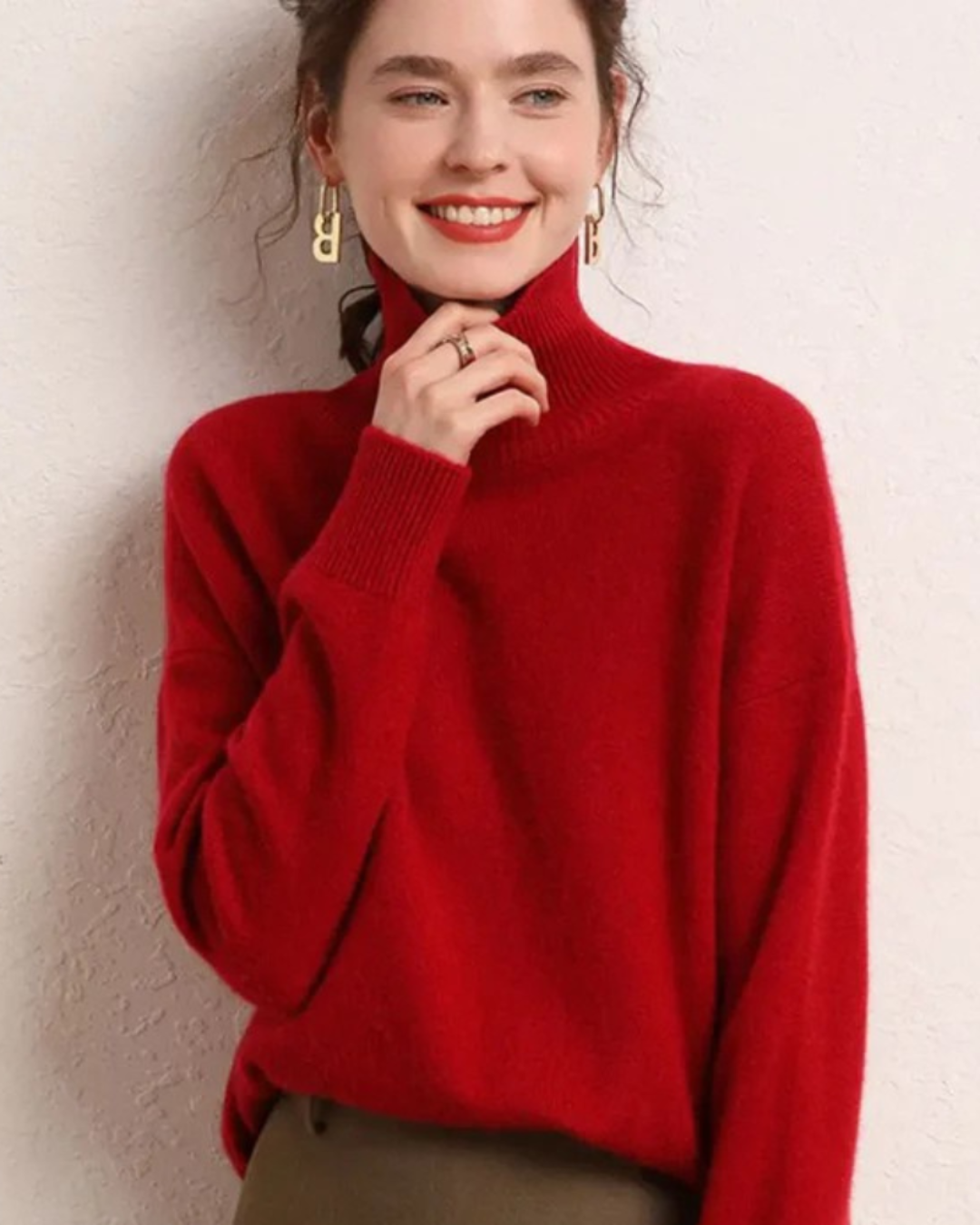 Roxanne | Women's Luxe Wool Turtleneck Sweater