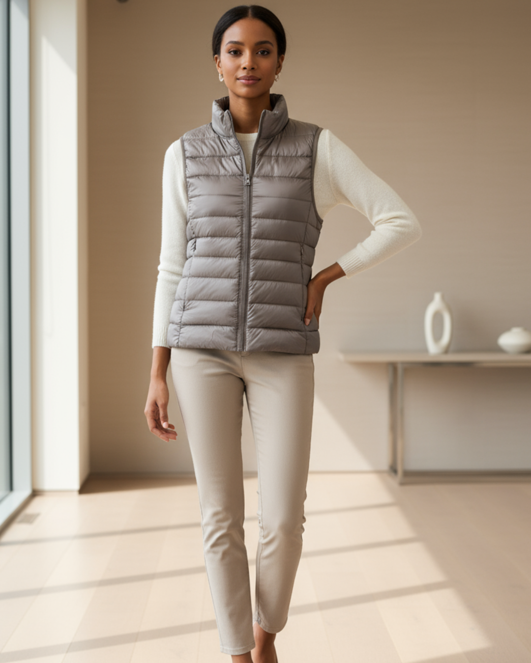 Lilia | Women's Lightweight Quilted Puffer Vest