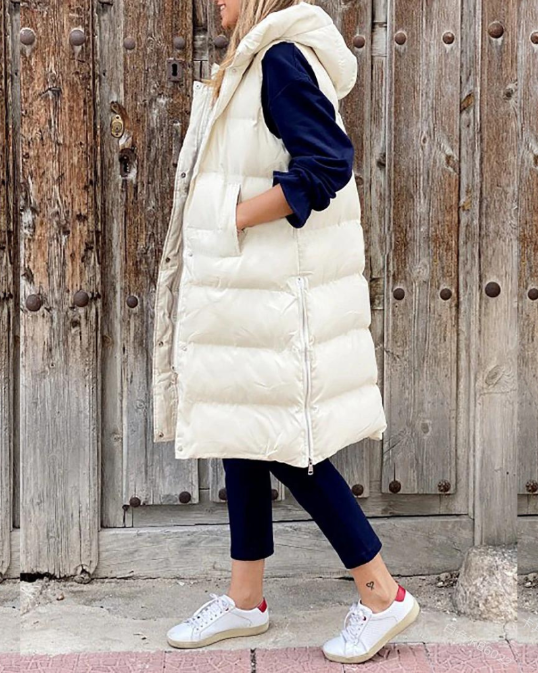 Dahlia | Women's Hooded Long Puffer Vest