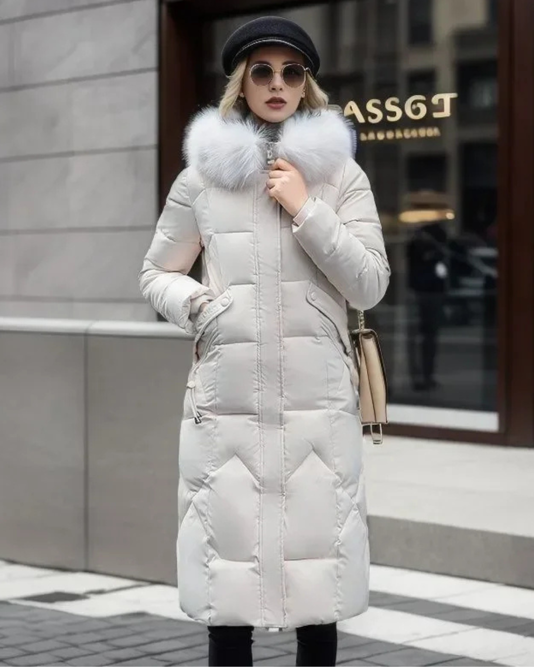 Laureen | Women's Long Quilted Jacket