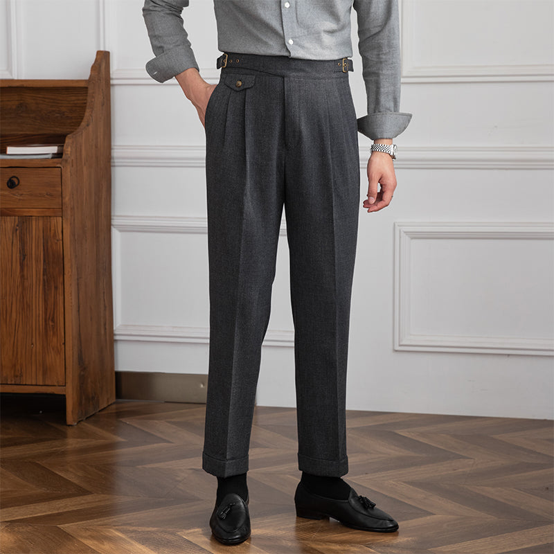 The Milan Straight-Leg High-Waist Trousers – Effortless Elegance & All-Day Comfort