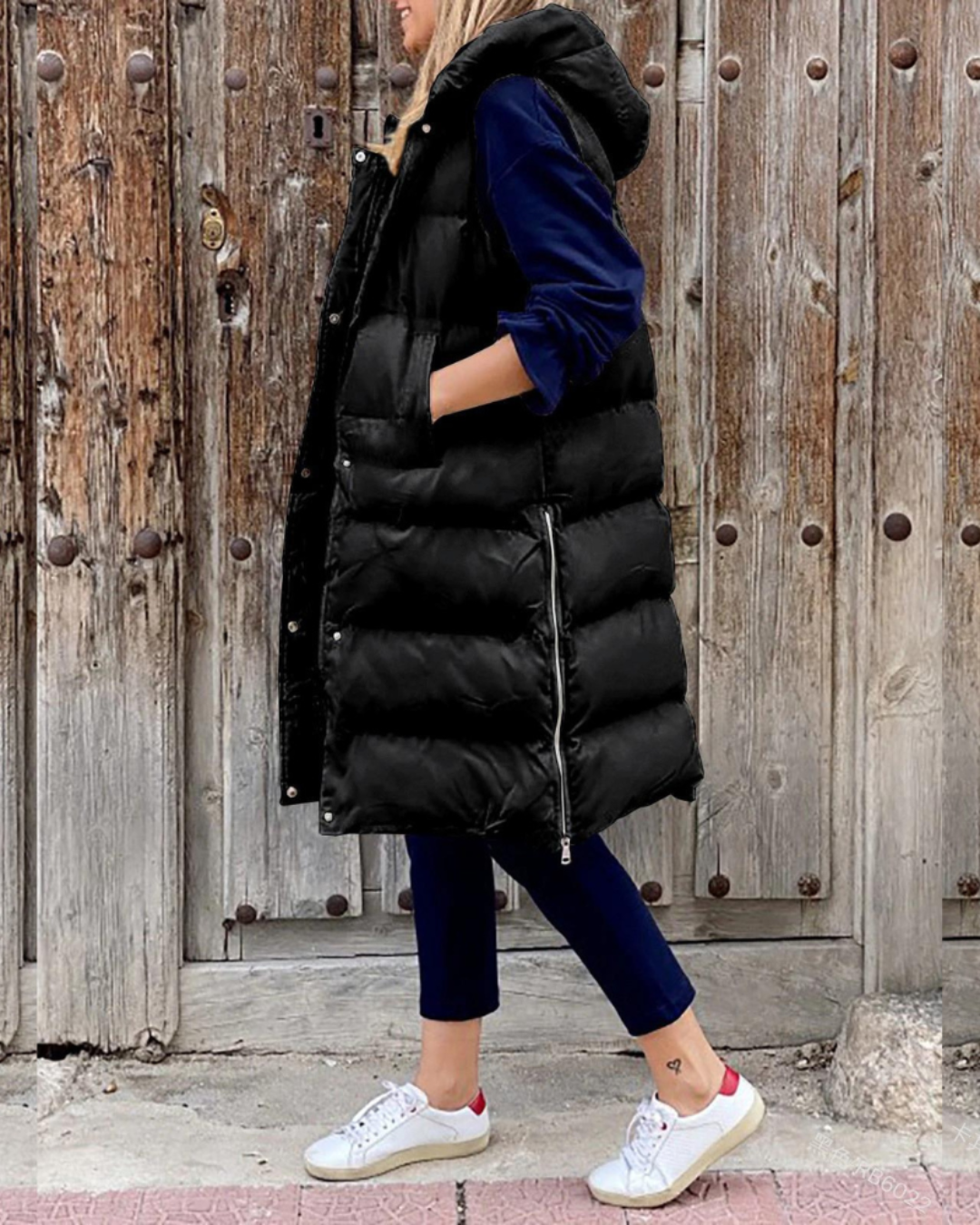Dahlia | Women's Hooded Long Puffer Vest