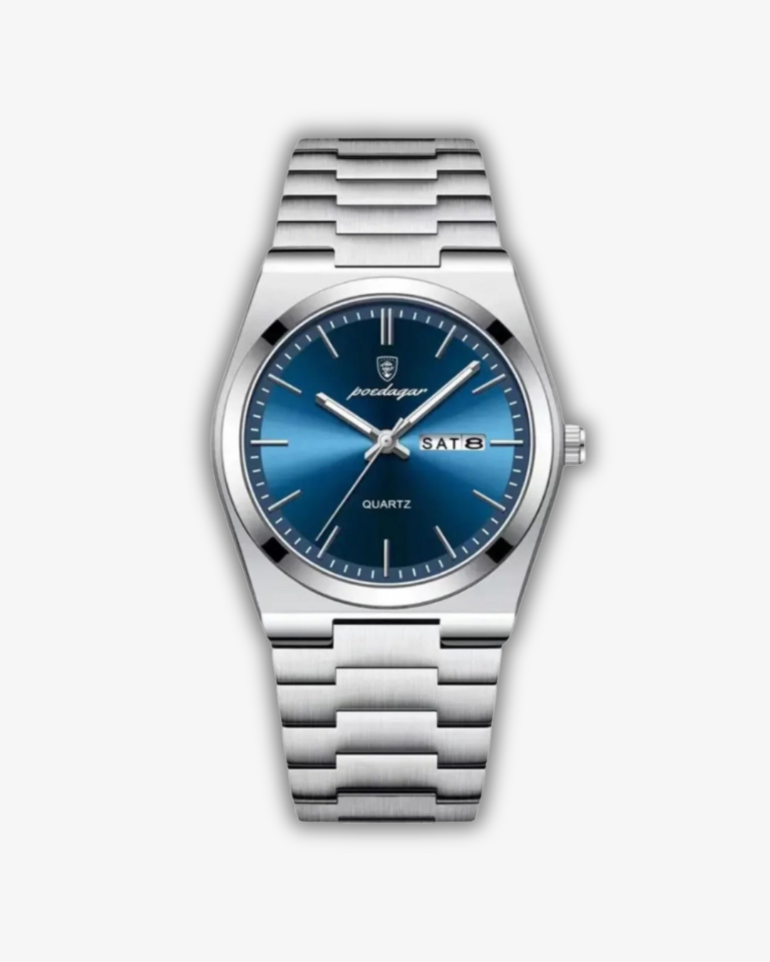 Men's Luxury Gold Stainless Steel Watch – Waterproof & Date Display