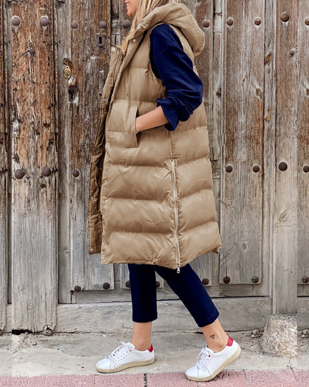 Dahlia | Women's Hooded Long Puffer Vest