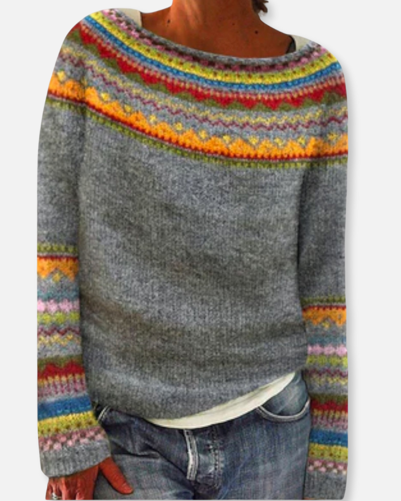 Aspen Nordic Knit Sweater– Timeless Warmth with a Nordic Touch