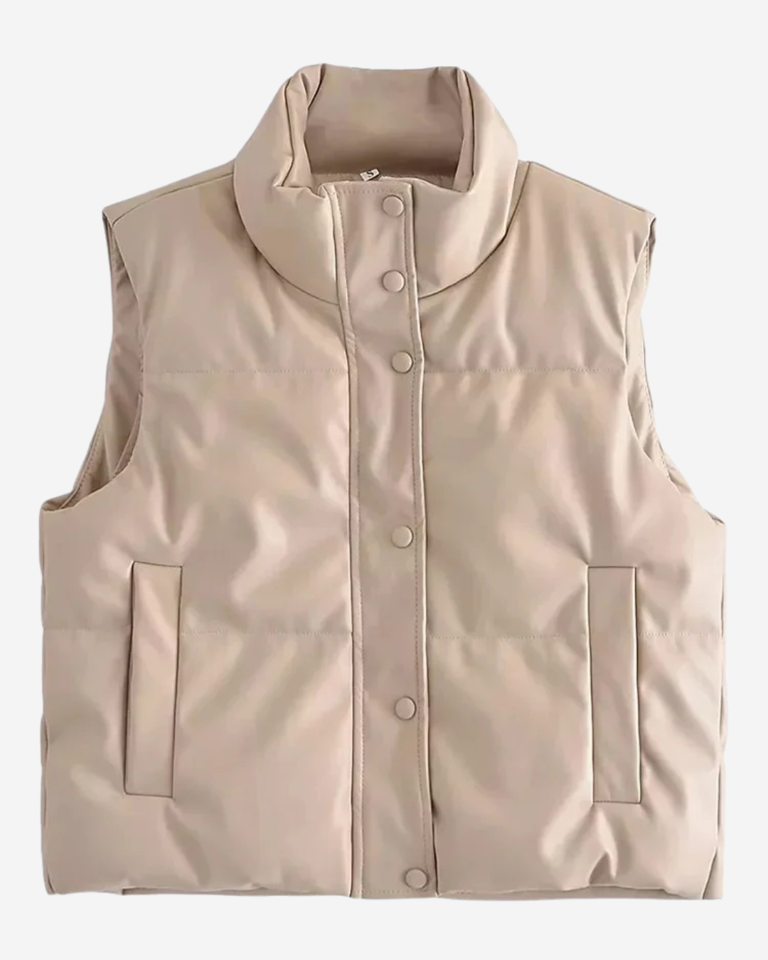 Sarina | Women's High Collar Quilted Puffer Vest