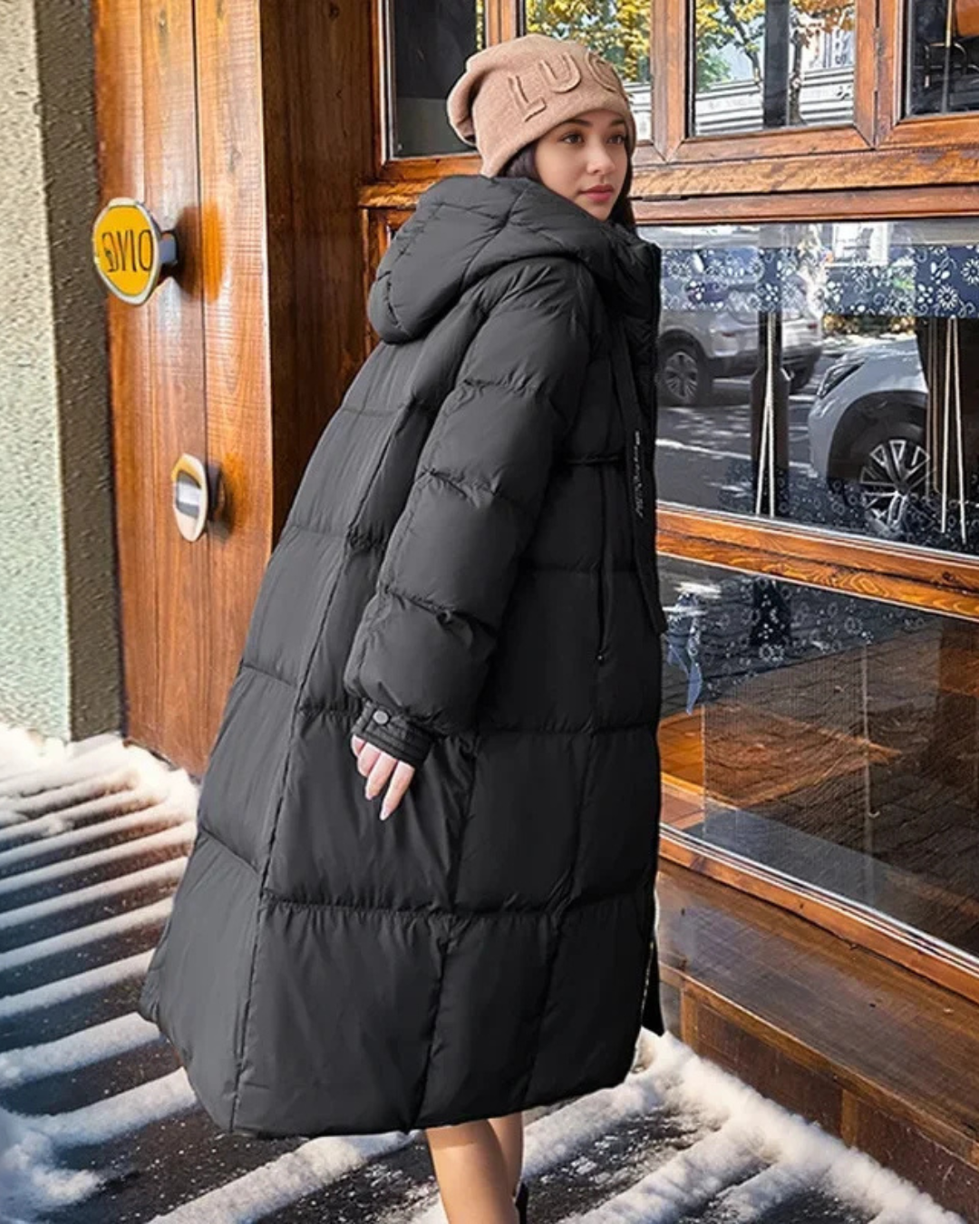 Vanessa | Women's Long Hooded Parka Jacket