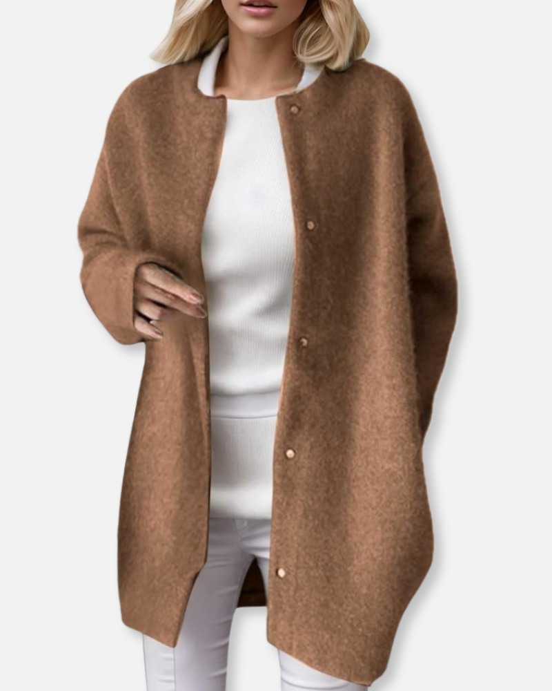 Camden Cozy Snap-Button Cardigan – Effortless Layering for Every Season