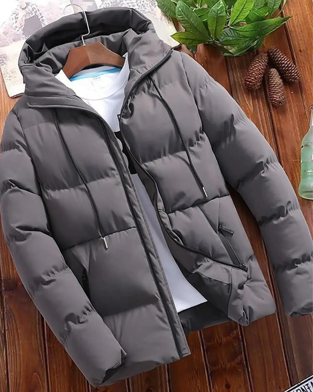 Warren | Men's Parka Jacket Faux Fur Lined