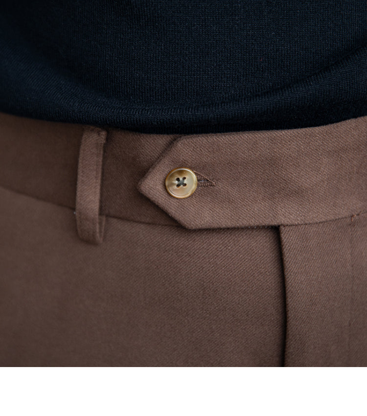 The Milan Commuter Thick Casual Trousers – Comfort & Style for the Modern Traveler