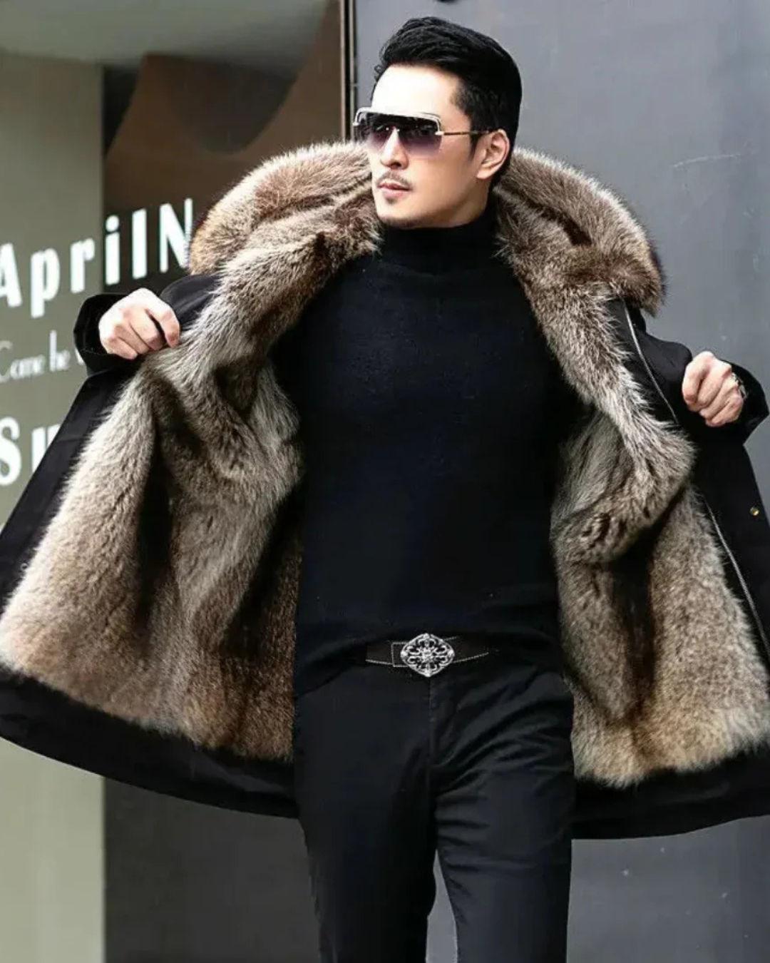 Charles | Men's Parka Jacket Relaxed Fit Fur-Lined