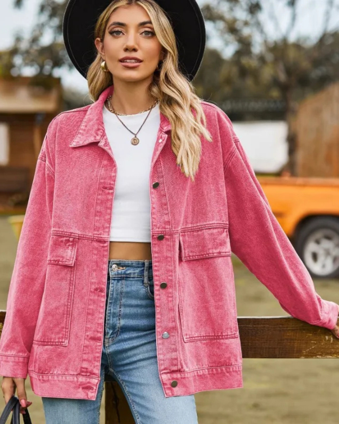 Vivian | Women's Slim Fit Retro Denim Winter Jacket