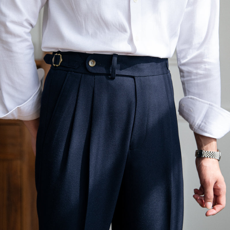 The Florence High-Waist Casual Trousers – Stylish Comfort & Effortless Elegance