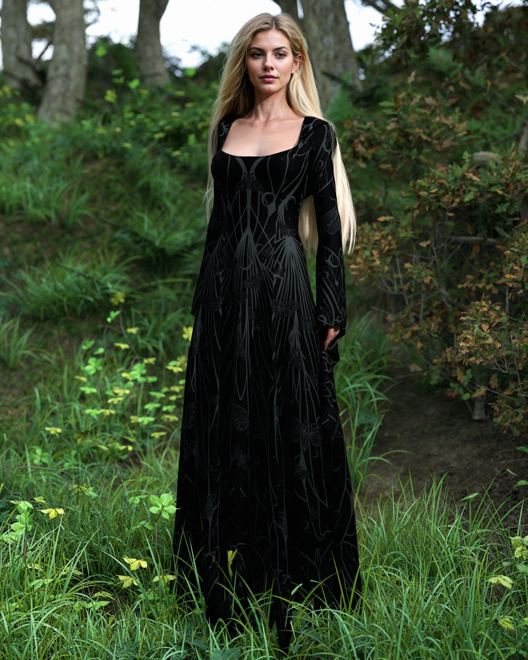 Loreta | Women's New Moon Witcher Halloween Long Dress