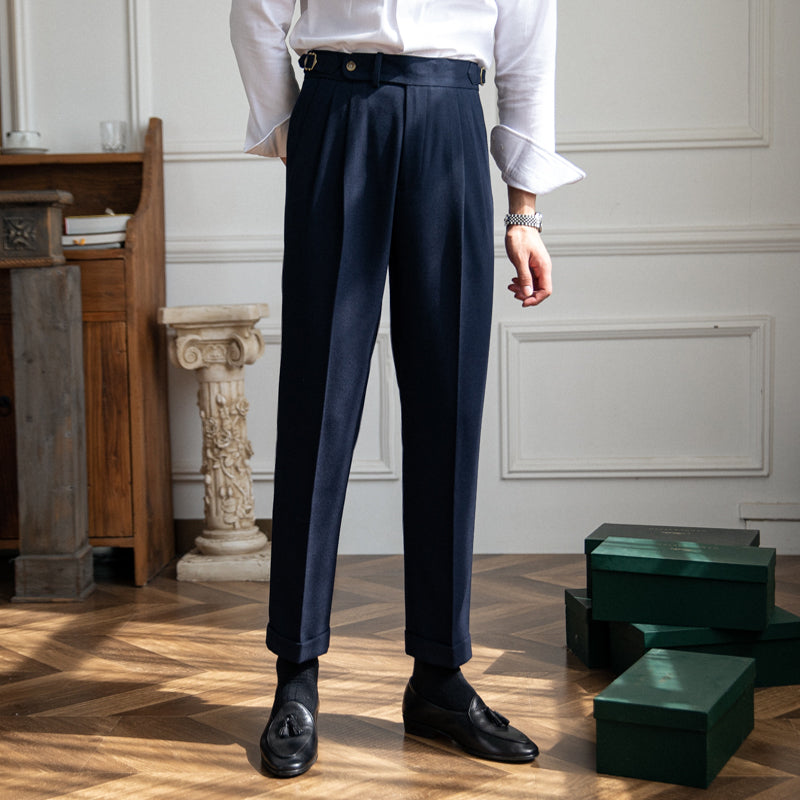 The Florence High-Waist Casual Trousers – Stylish Comfort & Effortless Elegance