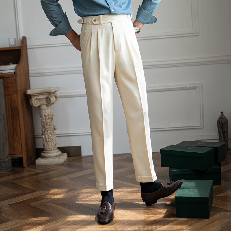 The Florence High-Waist Casual Trousers – Stylish Comfort & Effortless Elegance