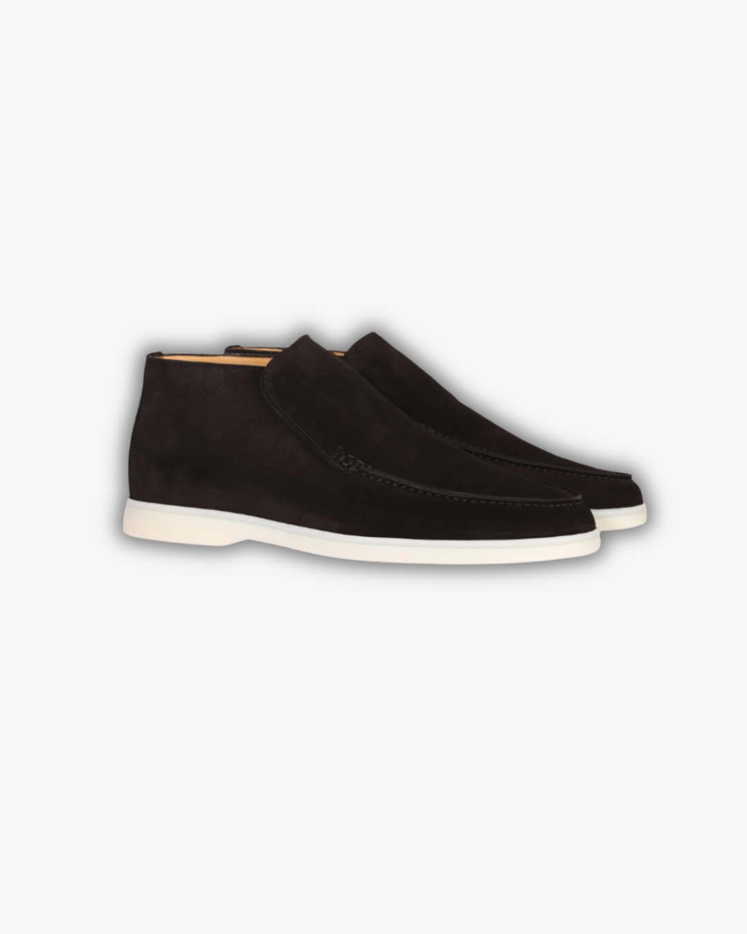Prince Charming Black Suede Loafers for Men | Elegant Comfort and Timeless Style