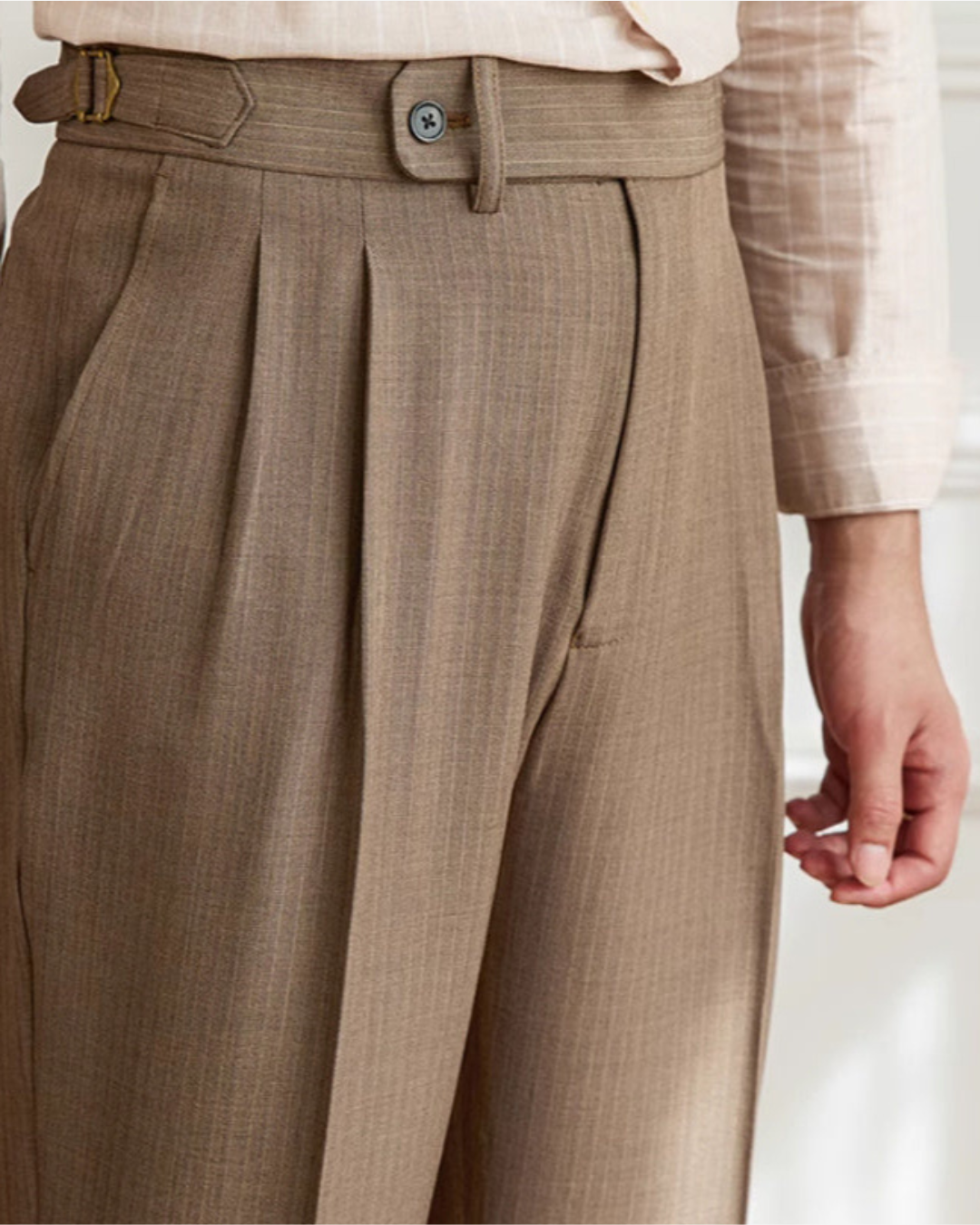 Clifford | Men's Gurkha High-Waist Trousers