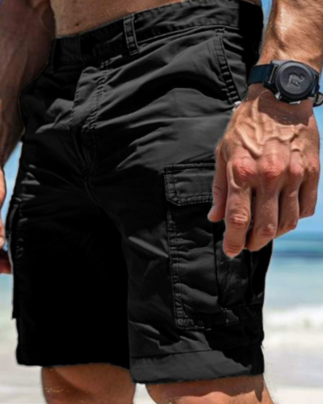 Janus | Men's Lightweight Cargo Shorts Breathable Multi-Pocket