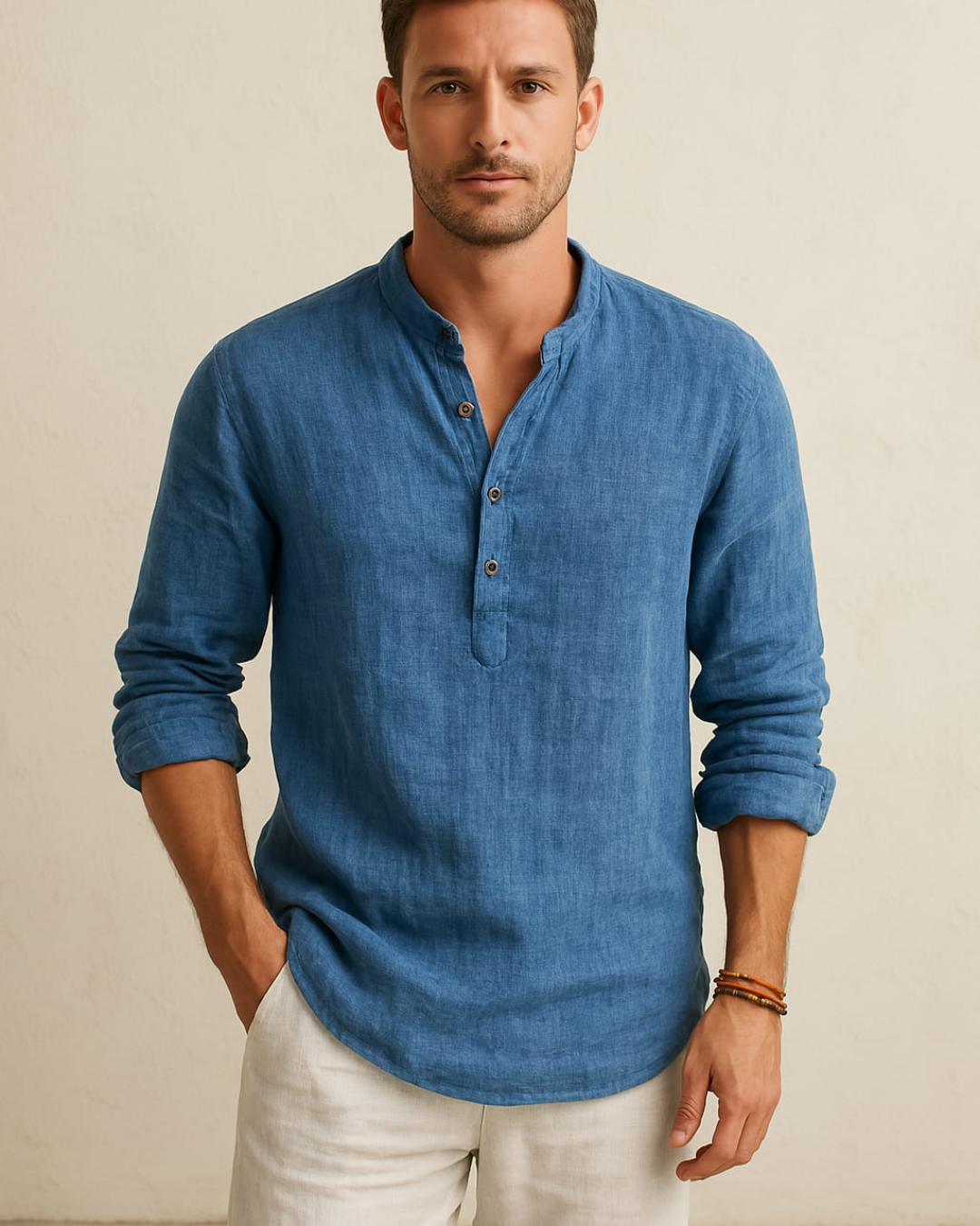 Harley | Men's Long-Sleeve Linen Shirt