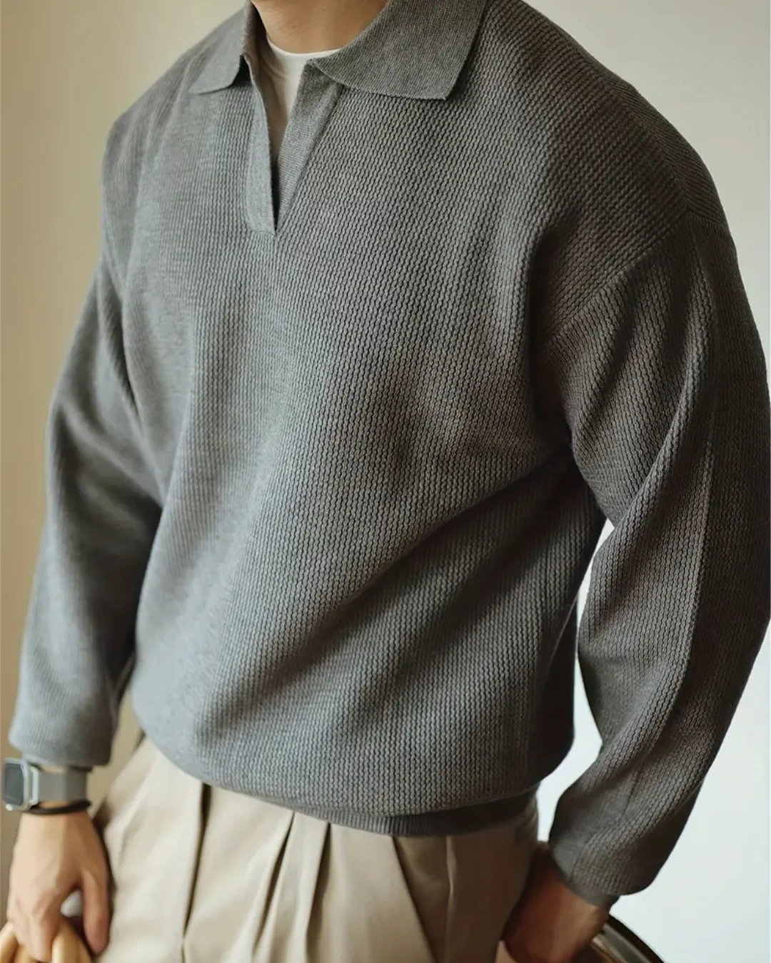 Sebastian | Men's Knit Polo Shirt