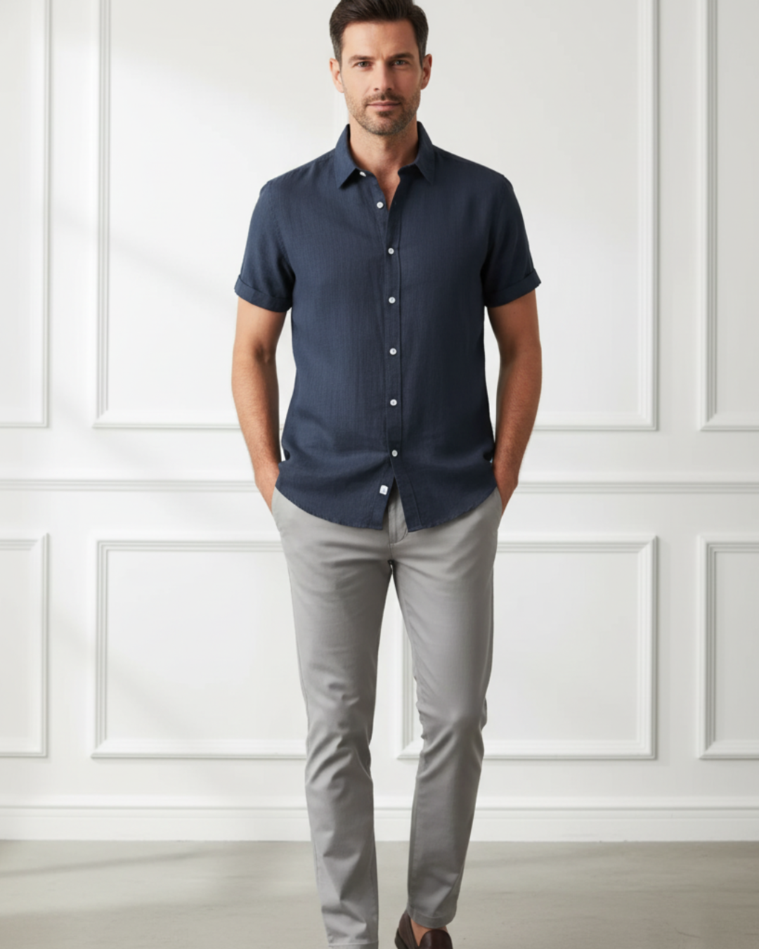 Julian | Men's Summer Linen Shirt Modern Fit