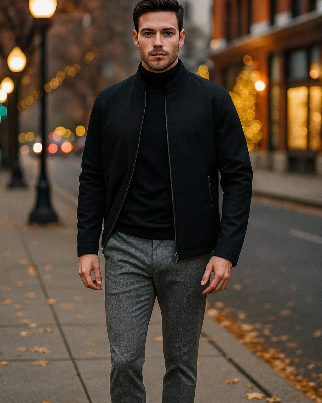 Darius | Men's Bomber Jacket Windproof Relaxed Fit