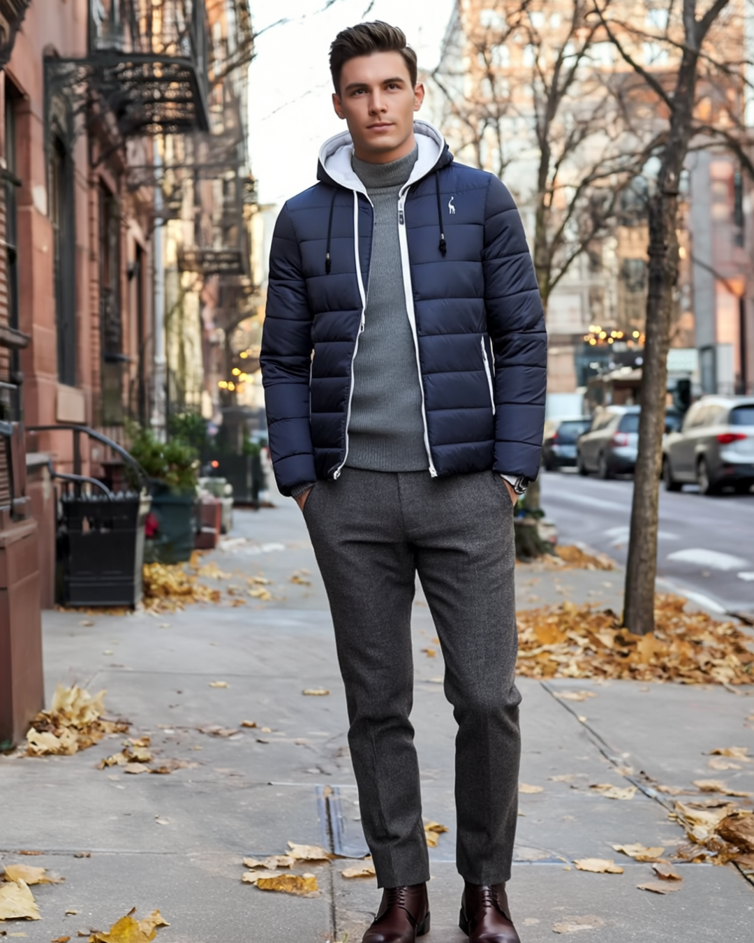 Anthony | Men's Regular Fit Quilted Winter Jacket