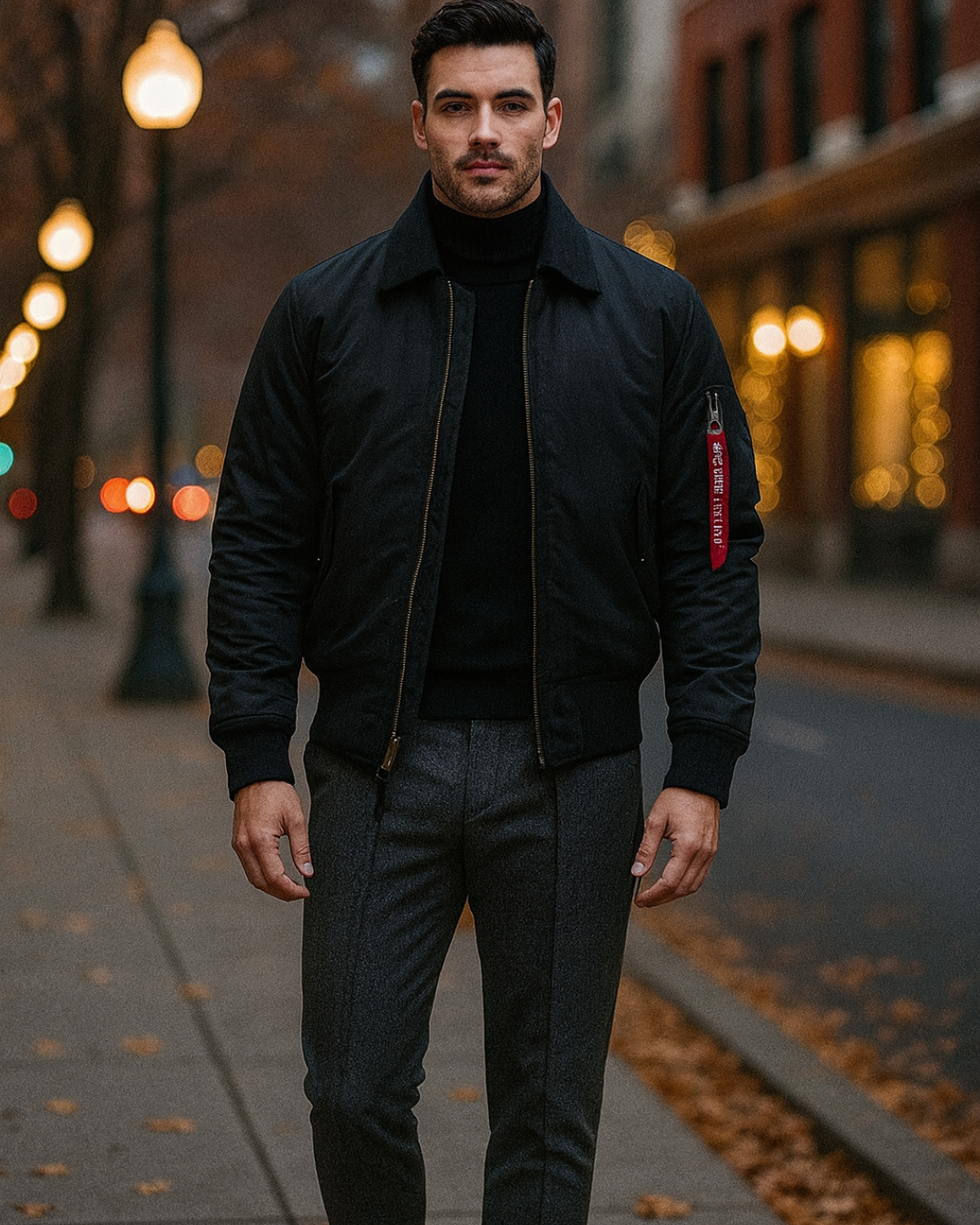 Melvin | Men's Bomber Jacket Classic Fit with Utility Pocket