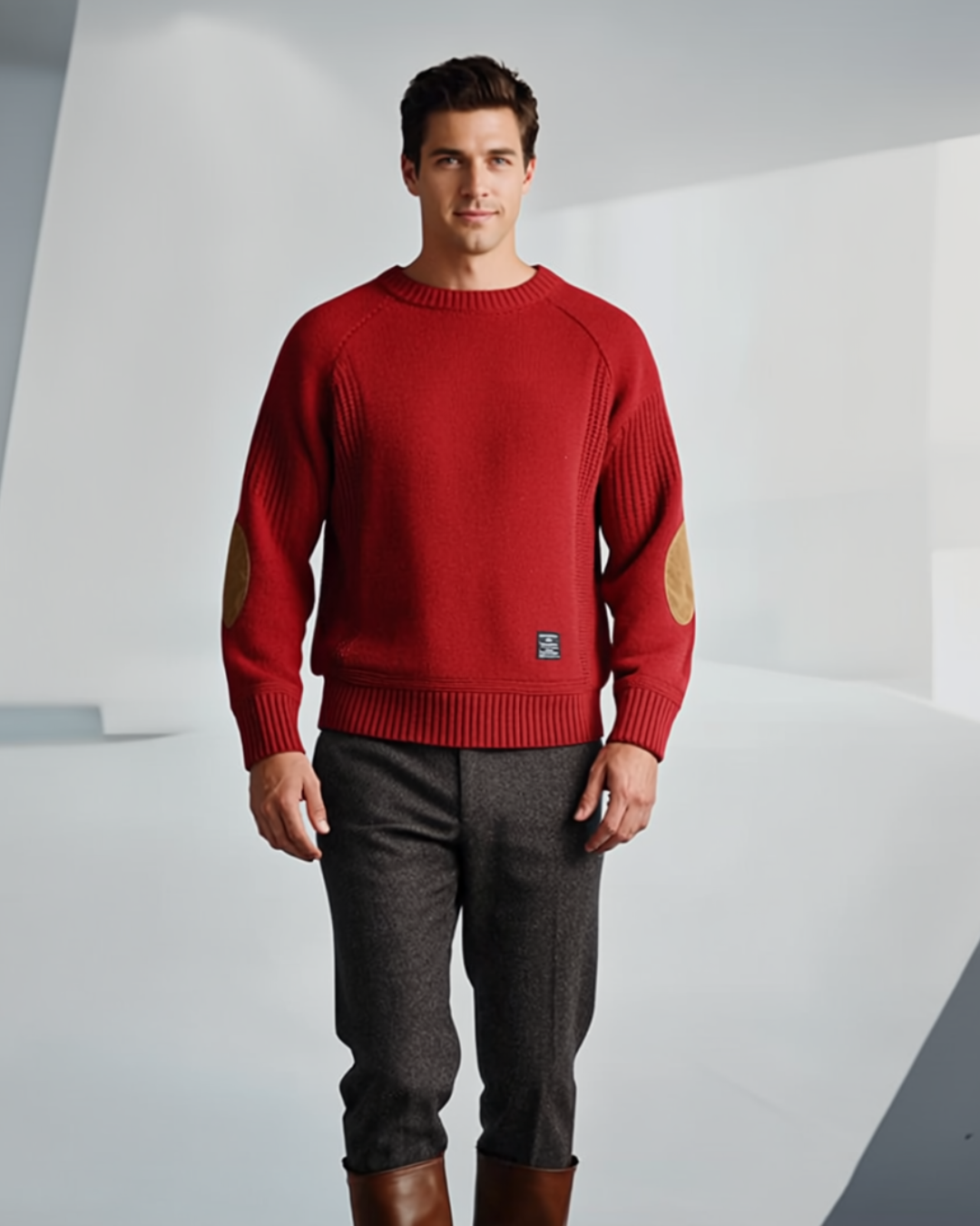 Raul | Men's Knitted Wool Blend Sweater