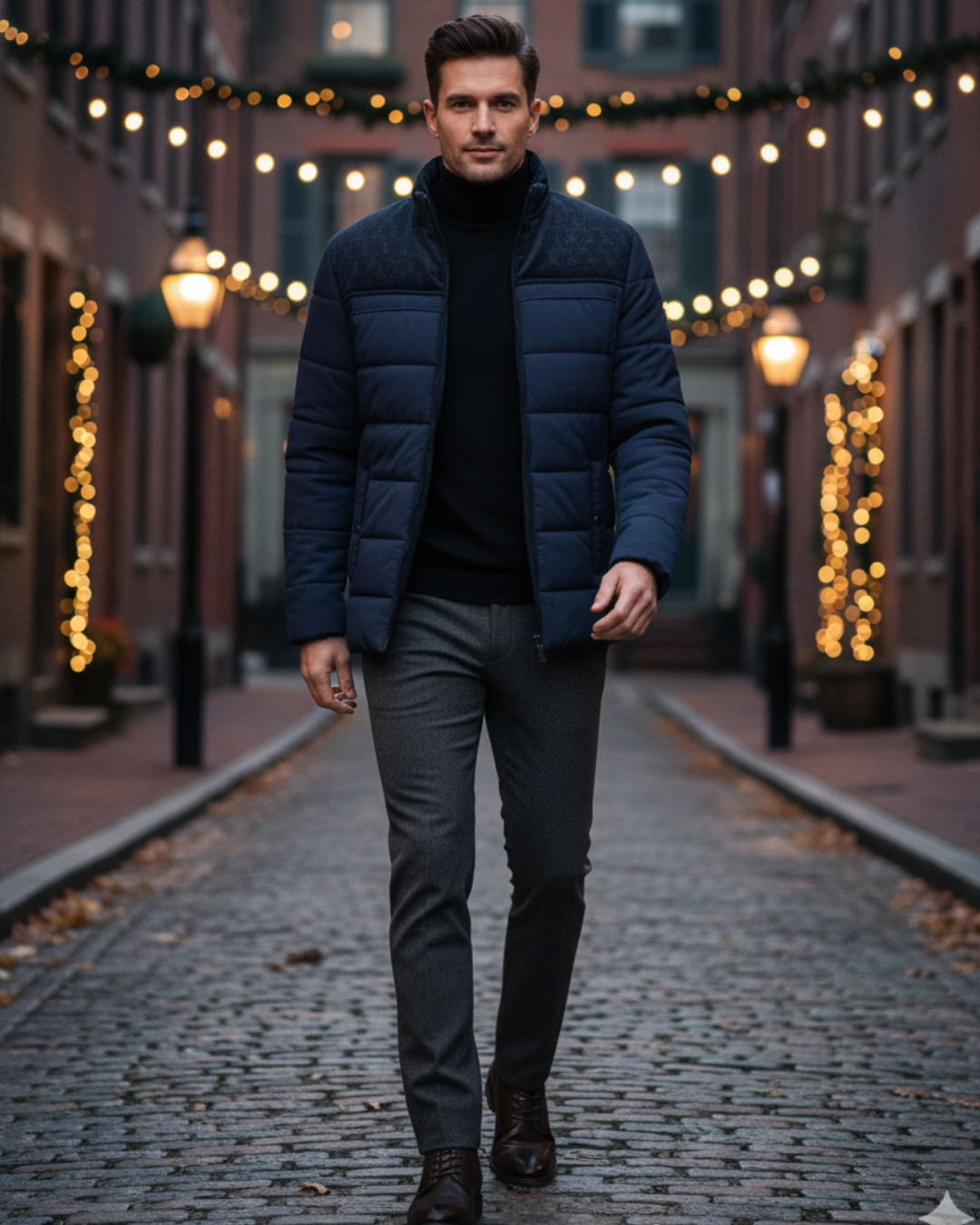 Jerecho | Men's Regular Fit Quilted Winter Jacket