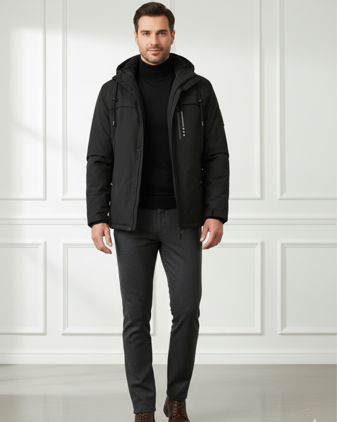 Justine | Men's Windproof Water-Resistant Winter Jacket