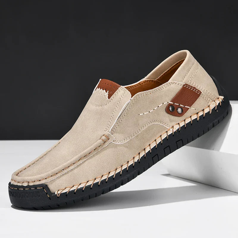 Men's Everyday Leather Slip-On Loafers | Soft Material | Spring Collection