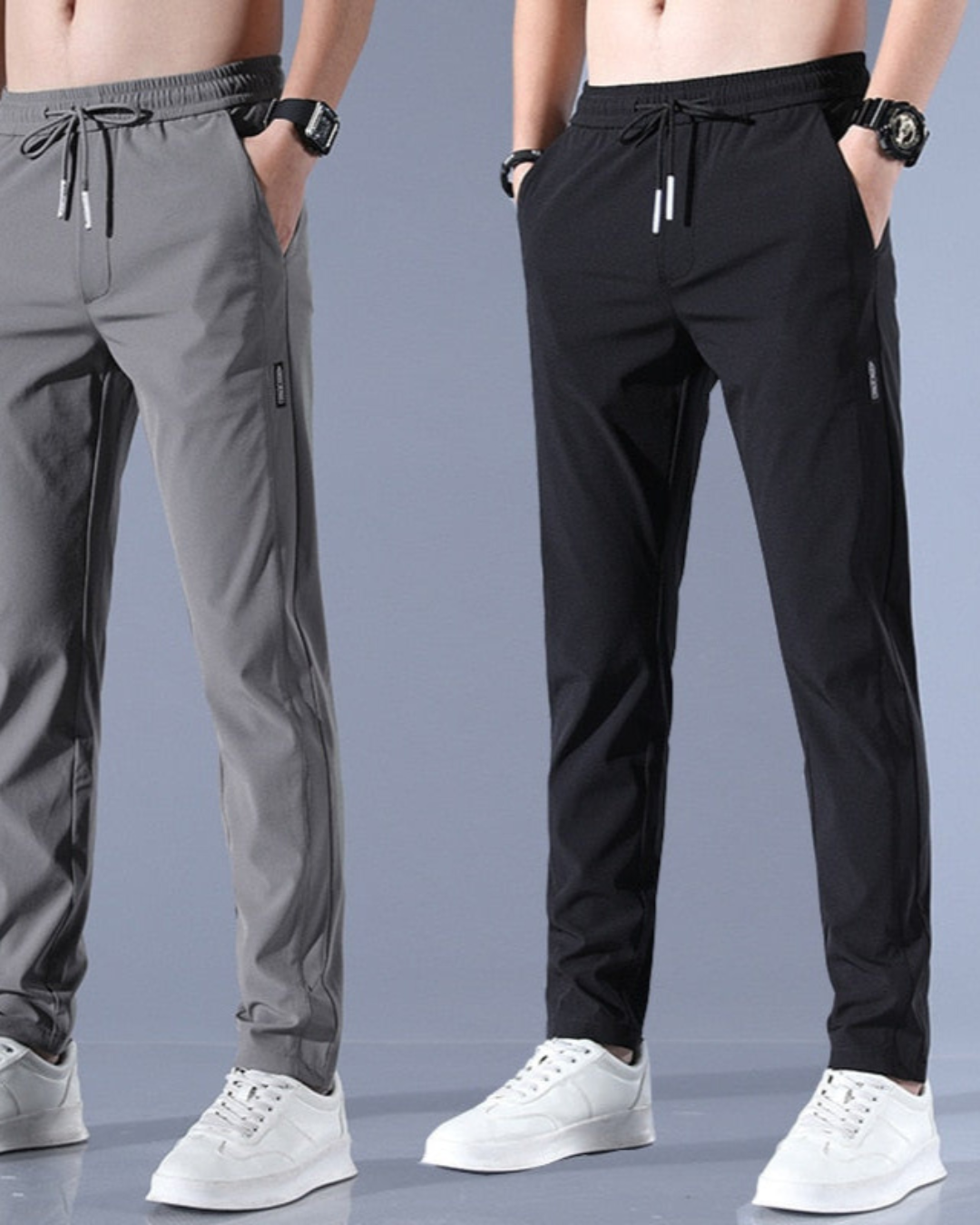 Samuel – Ice Silk Slim Fit Broek voor Heren