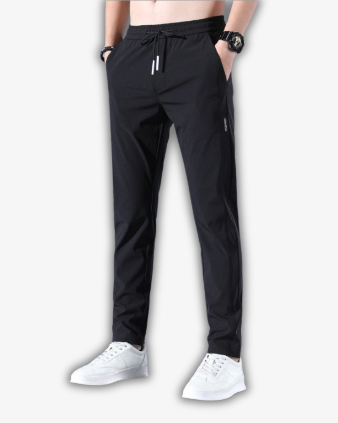 Samuel – Ice Silk Slim Fit Broek voor Heren