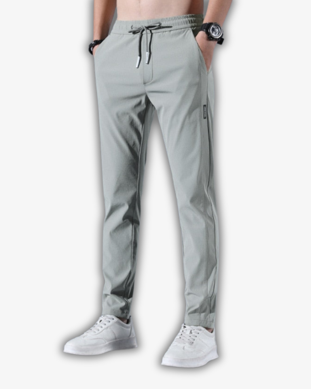 Samuel – Ice Silk Slim Fit Broek voor Heren