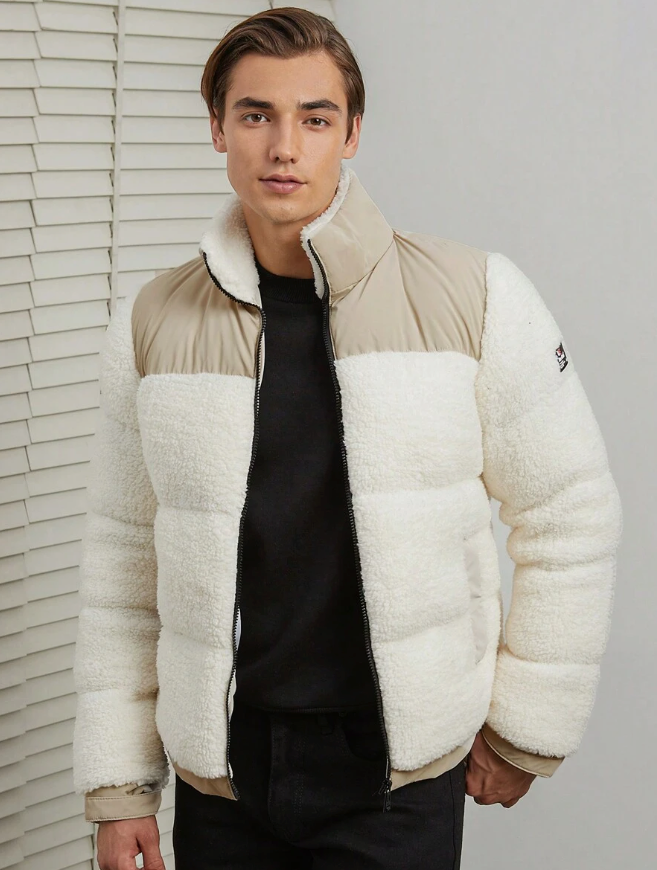Savoy Classic Quilted Teddy Jacket for Men – Unmatched Warmth and Effortless Style