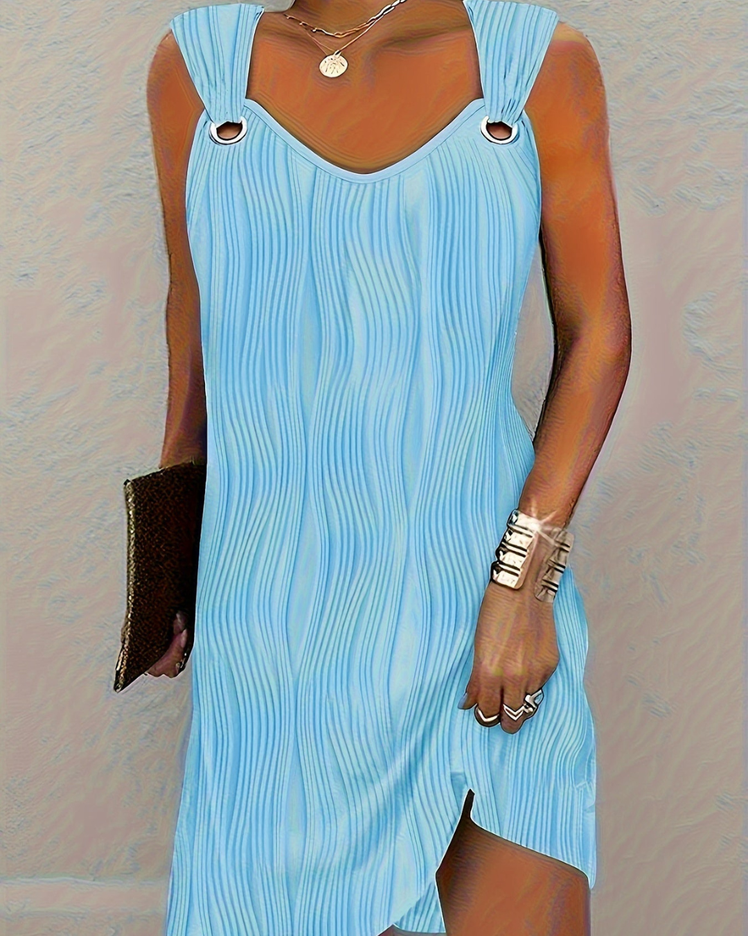 Women’s Sleeveless Summer Tunic Dress – Lightweight & Flowy