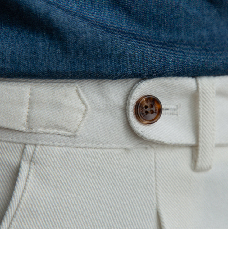 The Milan High-Waist Cotton Trousers – Chic Comfort & Effortless Elegance