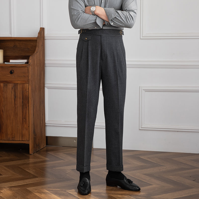 The Milan Straight-Leg High-Waist Trousers – Effortless Elegance & All-Day Comfort