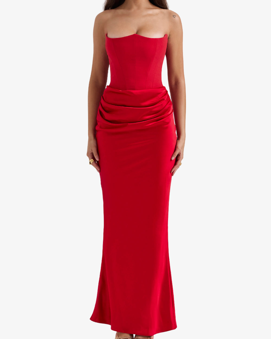 Bethany | Strapless Corset Maxi Dress for Evenings